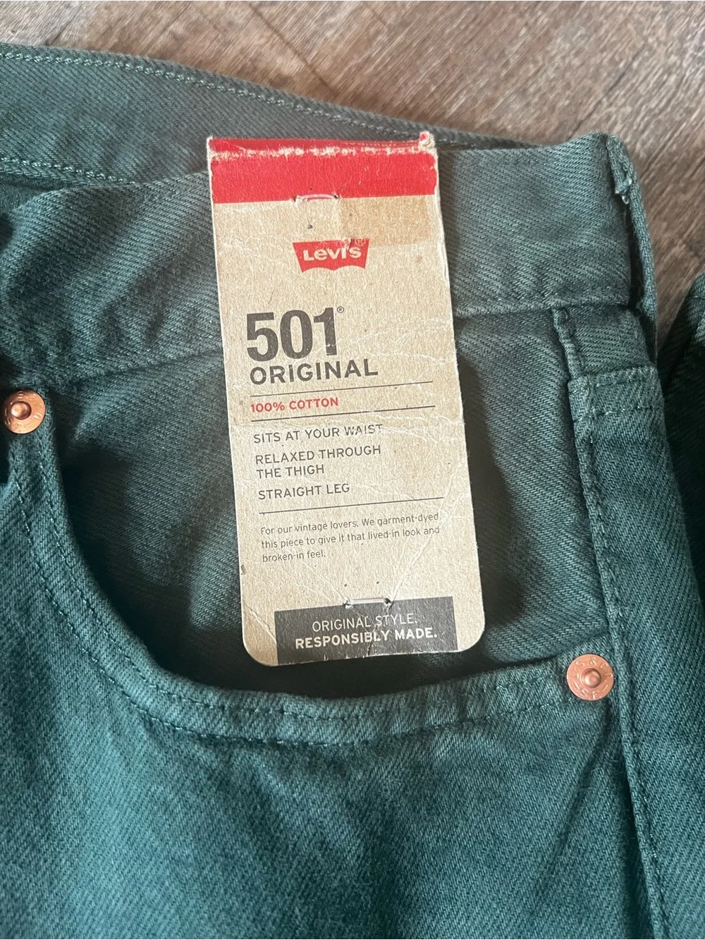 Levi's 501 Regular Fit‎ Jeans-Size 38x30
